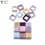 Velvet Single Ring Box Wedding Earrings Storage