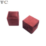 Velvet Single Ring Box Wedding Earrings Storage