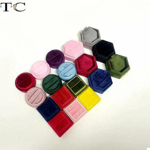 Velvet Ring Holder Box for Jewelry Store Proposal