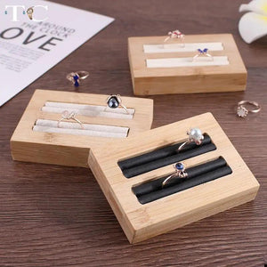 Ring Display Tray Organizer Showcase Jewelry Storage