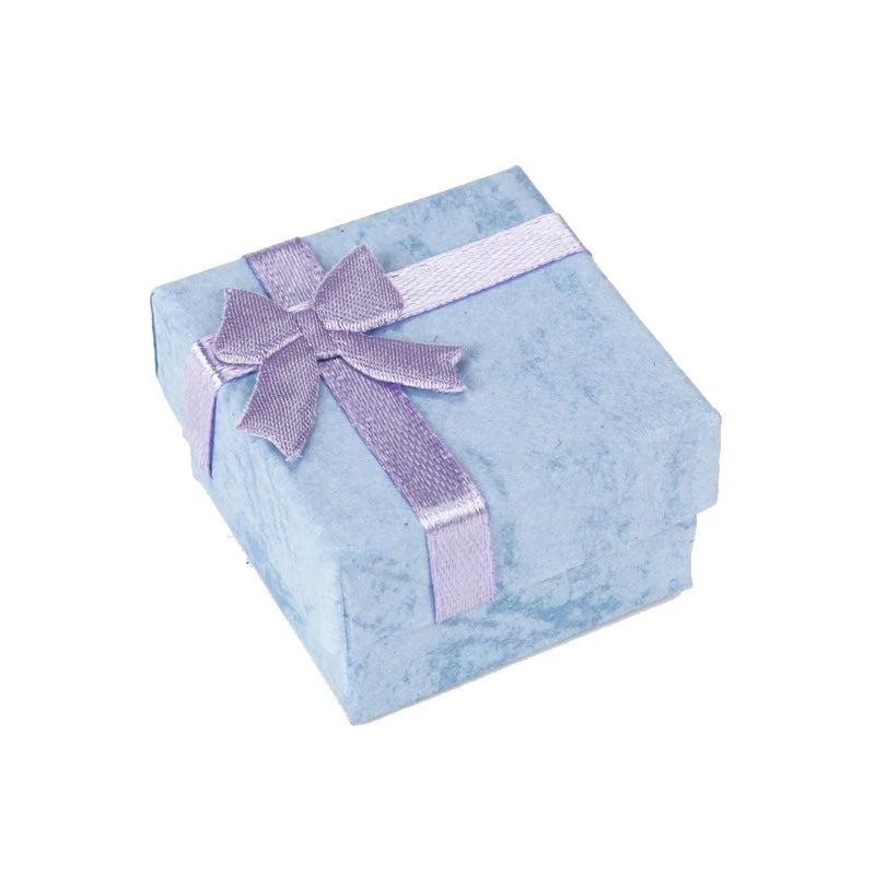 12pcs Jewelry Earrings Ring Gift Boxes 4*4*2.5cm Packaging Trinket Organizer