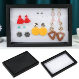 Portable Jewelry Display Organizer Tray Holder Gift Box