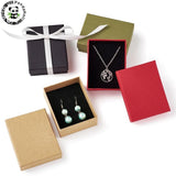 12pcs Cardboard Jewelry Set Packaging Boxes with Sponge - Rectangle