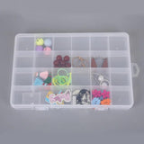 22 Slots Adjustable Jewelry Box Craft Organizer Tool Case