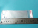 100pcs Clear Mini Small OPP Bags with Hanging Hole for Jewelry Packaging
