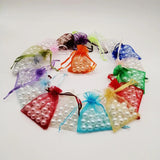 50pcs Organza Gift Bags Jewelry Packaging Drawstring Bag