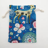 10pcs Small Cloth Drawstring Bags Jewelry Packaging Sack Jute Display Storage