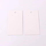 50pcs Earring Studs Display Cards 5x9cm Gift Packaging Thick Paper Ear Card