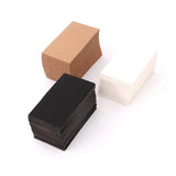 50pcs Earring Studs Display Cards 5x9cm Gift Packaging Thick Paper Ear Card