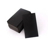 50pcs Earring Studs Display Cards 5x9cm Gift Packaging Thick Paper Ear Card