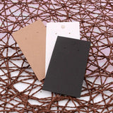 50pcs Earring Studs Display Cards 5x9cm Gift Packaging Thick Paper Ear Card