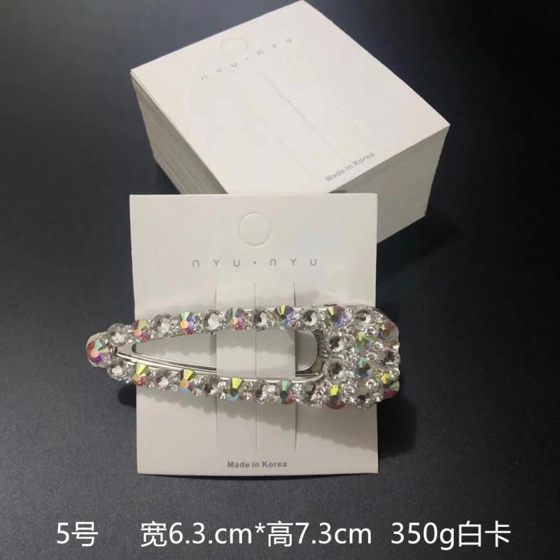100pcs Jewelry Display Stand Holder Blank Cardboard Package Paper Cards