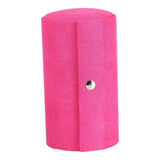 Hot Pink Travel Jewelry Storage Case Earring Hair Tie Box Holder