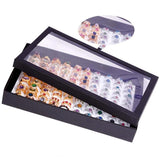 100 Slots Ring Storage Ear Display Box Jewelry Organizer Holder