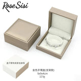 Rose Sisi Classic Packaging Brushed PU Jewelry Box for Women