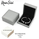 Rose Sisi Classic Packaging Brushed PU Jewelry Box for Women
