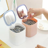 Rotating Accessories Storage Box with Mirror