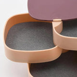 Rotating Accessories Storage Box with Mirror