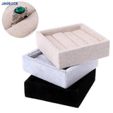 Velvet Jewelry Earring Ring Display Box Organizer