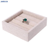 Velvet Jewelry Earring Ring Display Box Organizer