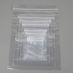 100pcs Jewelry Ziplock Plastic Bags for Candy Pack 0.05mm Thickness