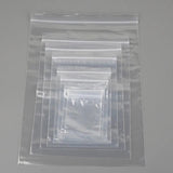 100pcs Jewelry Ziplock Plastic Bags for Candy Pack 0.05mm Thickness