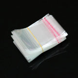 100pcs Transparent Opp Bags Candy Cookie Biscuit Gift Self Adhesive Bags