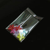 100pcs Transparent Opp Bags Candy Cookie Biscuit Gift Self Adhesive Bags