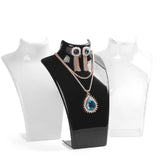 Acrylic Mannequin Necklace Earrings Jewelry Display Stand
