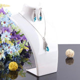 Acrylic Mannequin Necklace Earrings Jewelry Display Stand