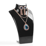 Acrylic Mannequin Necklace Earrings Jewelry Display Stand
