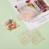 Floral Pattern Self-adhesive Gift Bag Jewelry Packing Bag