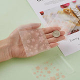 Floral Pattern Self-adhesive Gift Bag Jewelry Packing Bag