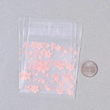 Floral Pattern Self-adhesive Gift Bag Jewelry Packing Bag