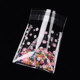 Floral Pattern Self-adhesive Gift Bag Jewelry Packing Bag