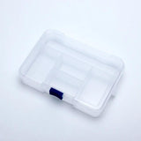 Plastic Jewelry Box Storage Case Craft Organizer 5 Grids
