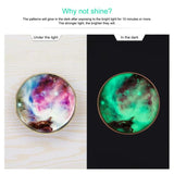 Glass Glow Dark Drawer Cabinet Pulls Knobs Brass Handle Furniture Decor