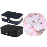 Large Waterproof Jewelry Box Lockable for Earrings Ear Studs