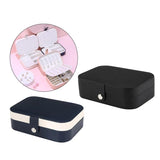 Large Waterproof Jewelry Box Lockable for Earrings Ear Studs