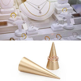 Metal Ring Holder Display Stand Jewelry Storage Rack 3x8cm