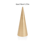 Metal Ring Holder Display Stand Jewelry Storage Rack 3x8cm