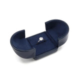 Ring Box Jewelry Double Open Case Earring Storage Packaging
