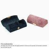 Women Jewelry Display Box Ring Ear Stud Storage Case Portable Travel Holder