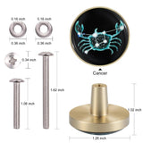 Glowing Constellation Drawer Knobs Handles for Dresser Cabinet Wardrobe