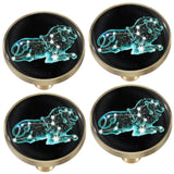 Glowing Constellation Drawer Knobs Handles for Dresser Cabinet Wardrobe