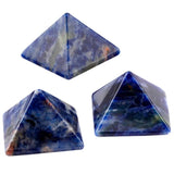Sodalite Pyramid Healing Reiki Figurine Gem Stone