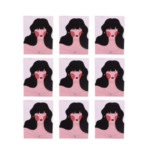 100Pcs Jewelry Display Cards Mixed Necklace Ear Studs Earrings Card DIY