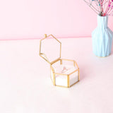 Jewelry Organizer Ring Box Display Stand Transparent Shop Accessories