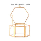 Jewelry Organizer Ring Box Display Stand Transparent Shop Accessories