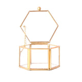Compact Jewelry Organizer Ring Box Transparent Desk Decorations